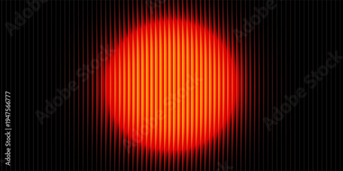 Summer sunset glow with vibrant gradient light with fractal glass effect and illuminated with warm blending glowing tones. Vibrant sunset glowing through geometric structural glass. Vector background