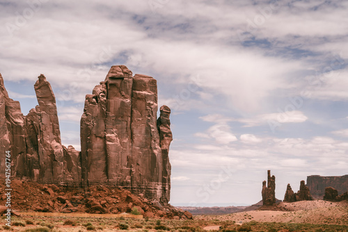 rock formation by wind and erosion