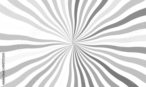 Gray and white sunburst background vector design. comic background with retro rays. sunburst pattern background.