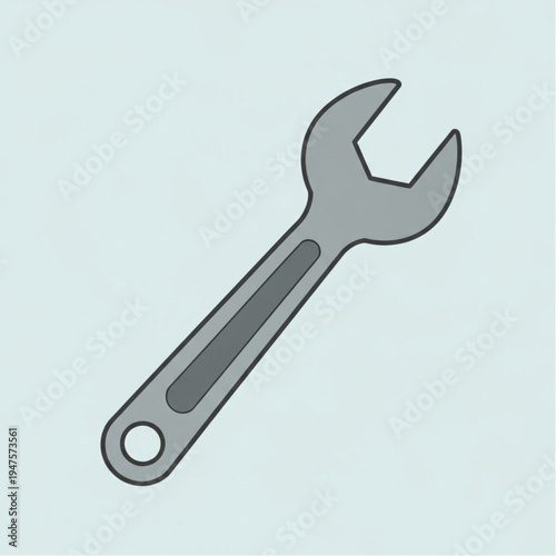 Adjustable Wrench Tool Equipment Hardware.
