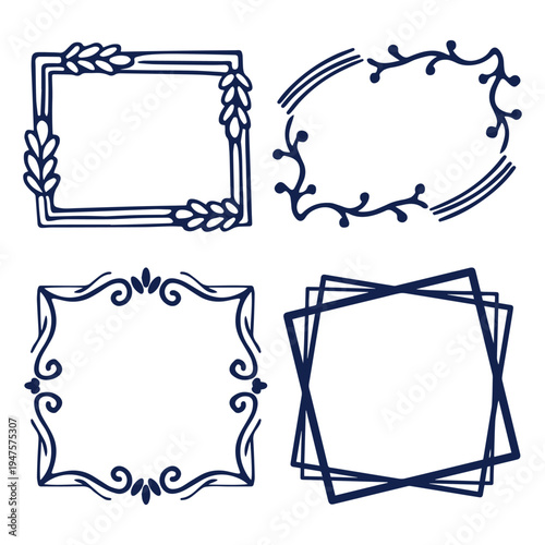 Hand Drawn Doodle Frame Collection