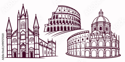 Iconic landmarks of the world showcasing architectural diversity and historical significance.