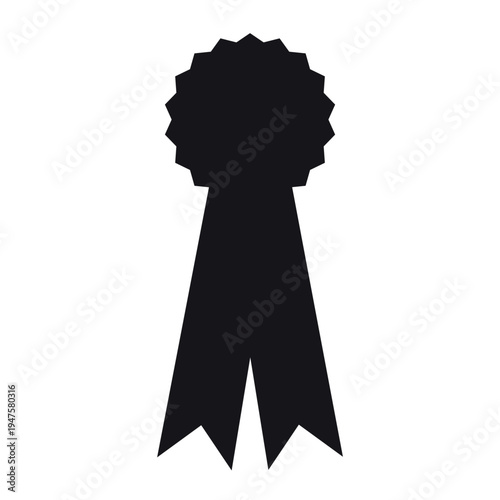Fotografija Vector flat rosette award isolated on white background