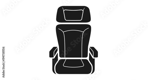 Black Leather Recliner Chair Furniture.
