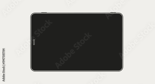 Black smartphone device screen closeup.