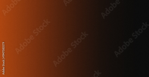 Vibrant orange to black gradient background with smooth transition