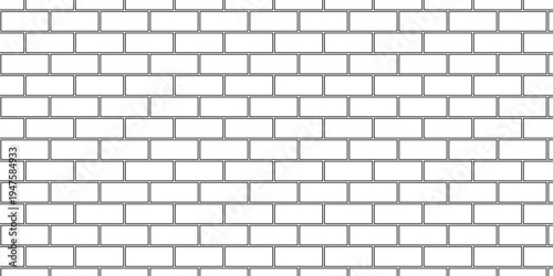 Masonry isolated square brickwork wall block white concrete stucco wallpaper design.
