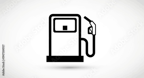 Gas pump fuel nozzle icon.