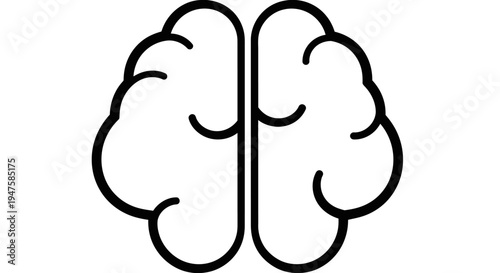 Brain Illustration for Mind and Science.