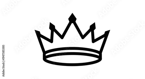 Foto Crown Icon Symbol Royalty Monarchy.