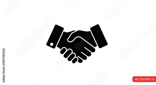 Handshake Business Partnership Agreement.