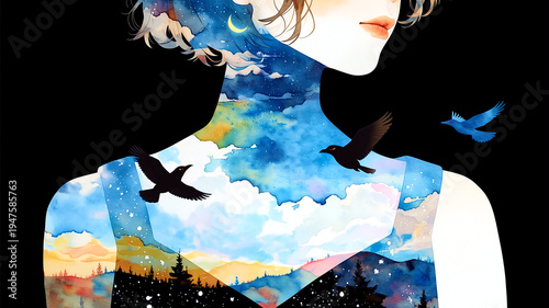 カラスと少女の不安定な心