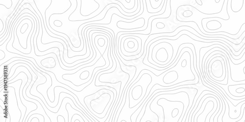 Minimal topography map area wallpaper. vector topo paper lines. Topographic contour lines grid map pattern. Geographic mountain relief. Contour hiking design.