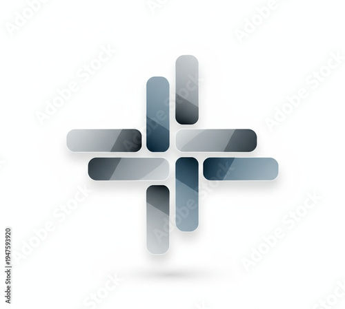 3D white cross symbol and medicine aid sign illustration on a white background featuring a professional 3d graphic design for pharmacy and business web button icon concepts