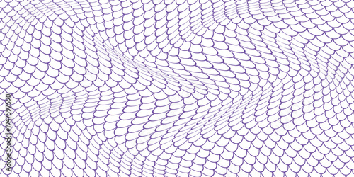 simple mint fish scale wave pattern for banner poster background.