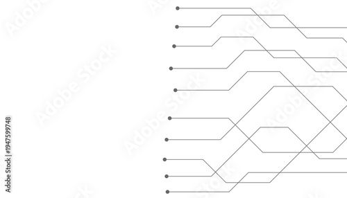 Abstract futuristic circuit board Illustration, Circuit board with various technology elements. Circuit board pattern for technology background.