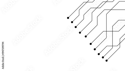 Abstract futuristic circuit board Illustration, Circuit board with various technology elements. Circuit board pattern for technology background.
