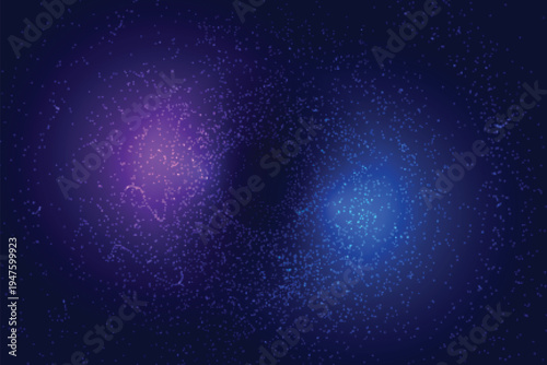 A swirling colorful nebula with a dark central region resembling a black hole