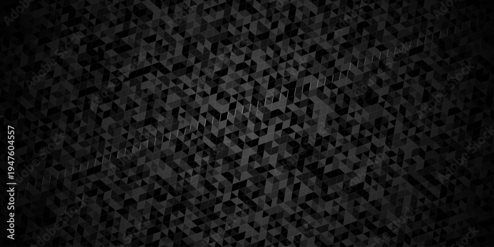 Fototapeta premium Minimal abstract low polygon paper cubic black, gray wallpaper design. vector transparent polygon reangle square pattern. geometric wall tile metal cube triangle background.