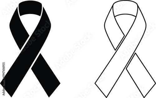 Awareness ribbon symbols Vector