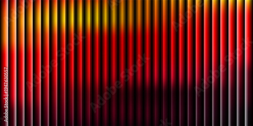A mesmerizing visual representation of sound waves with a black background and a gradient of orange and red hues that evoke a sense of dynamic energy and movement