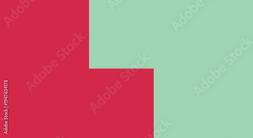 Free Download Abstract geometric shapes in red and teal a striking silhouette - GFXLoad