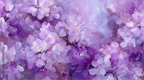 Purple Lilac Flowers Blooming in a Garden