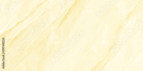 Abstract yellow marble texture background with soft diagonal veins fluid motions that resemble polished marble design.
