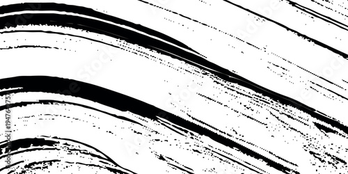 Abstract black and white woodgrain texture background with bold organic curved lines aesthetic creates a bold, modern look suitable for background art.