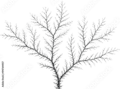 branch structure halftone risograph organic veins plant grunge retro offset print screentone texture monochrome