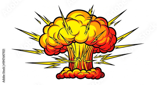 Nuclear explosion blast energy.