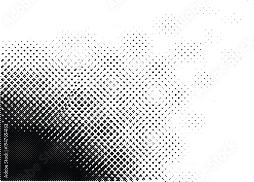halftone risograph corner spray frame border fade grunge retro offset print screentone texture monochrome