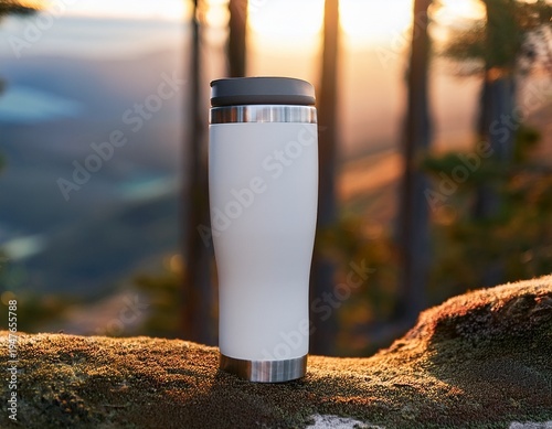 blank white insulated tumblers reusable travel mugs stainless steel cups for hot and cold drinks mug mockup tumbler mock up