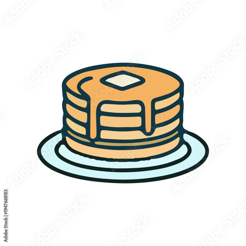 Stack of Pancakes Icon