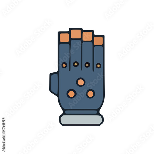 Touchscreen Winter Glove Icon