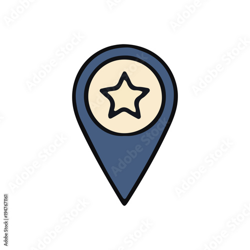 Favorite Location Pin Icon