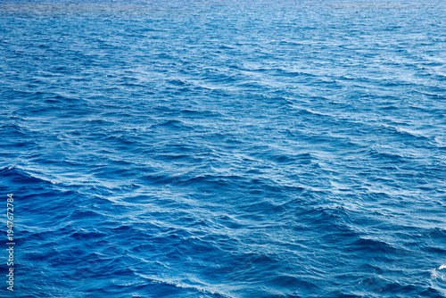 blue background of sea water