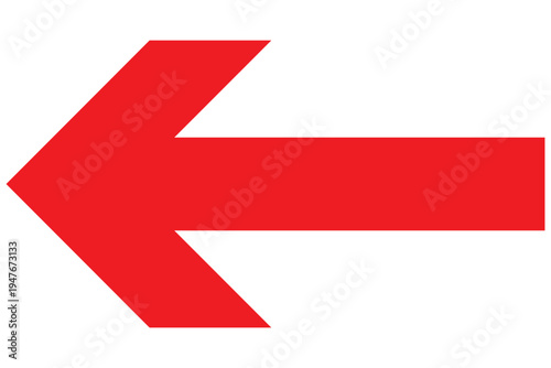 Free Download red arrow pointing right and left. Vector illustration on white background . Long arrow vector icon. Straight long arrow icon, right left bold arrow icon. - GFXLoad