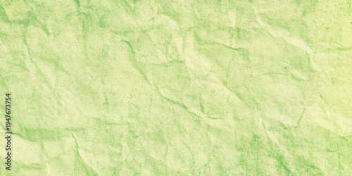 Crumpled mint green paper texture abstract light background with wrinkled cardboard texture vector illustration horizontal fold crumpled empty biodegradable paper.	