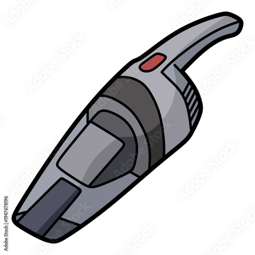 simple colored vacuum cleaner vector