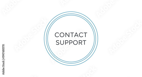 Contact Support Help Desk Customer Service Icon.