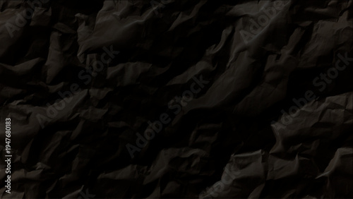 Crumpled paper texture with creases and folds