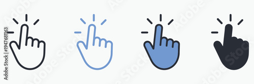 Finger snap gesture icon quick result symbol vector