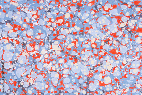 Traditional Turkish marbled paper artwork background