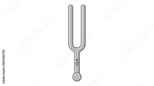 illustration of tuning fork