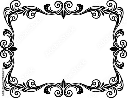 A filigree heraldic crest m...