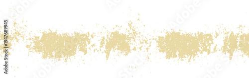 Beige grunge texture horizontal strip with distressed speckled particles