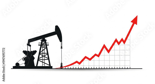 Oil Pump Jack Graph Chart.