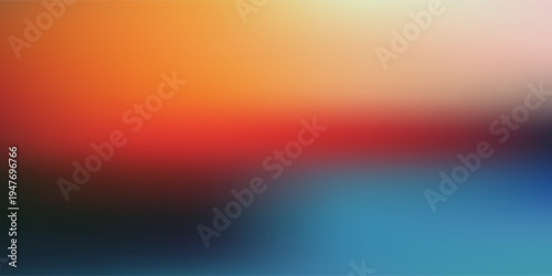Vibrant abstract gradient with fiery reds warm oranges and cool blues in a textured pattern