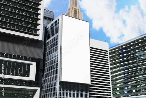 Fotografie Building Ads Billboard Mockup